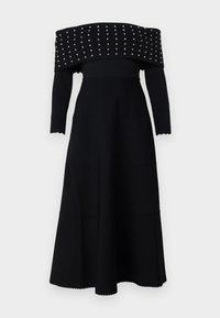 EMBELLISHED BARDOT GOWN - Proginė apranga - black