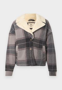 SUNSET LUAU CHECK SHACKET - Zimná bunda - washed black