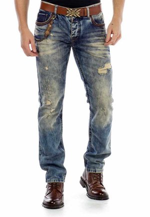 Cipo & Baxx Jeansy Straight Leg - blue