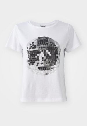 Noisy May NMNATE DISCO  - Printtipaita - bright white
