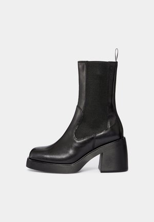 Vagabond Platform ankle boots - black