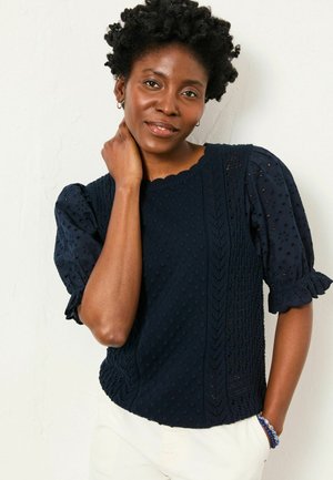 REGULAR FIT - T-Shirt print - navy