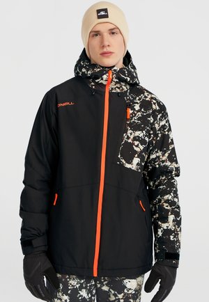FWC'CRUZ BLOCK - Snowboardjas - black beige quarry