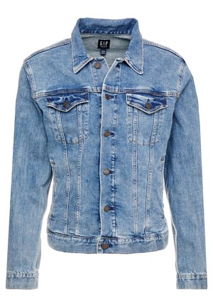Cowboyjakker - stone blue denim
