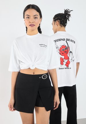 UNISEX - Camiseta estampada - bright white