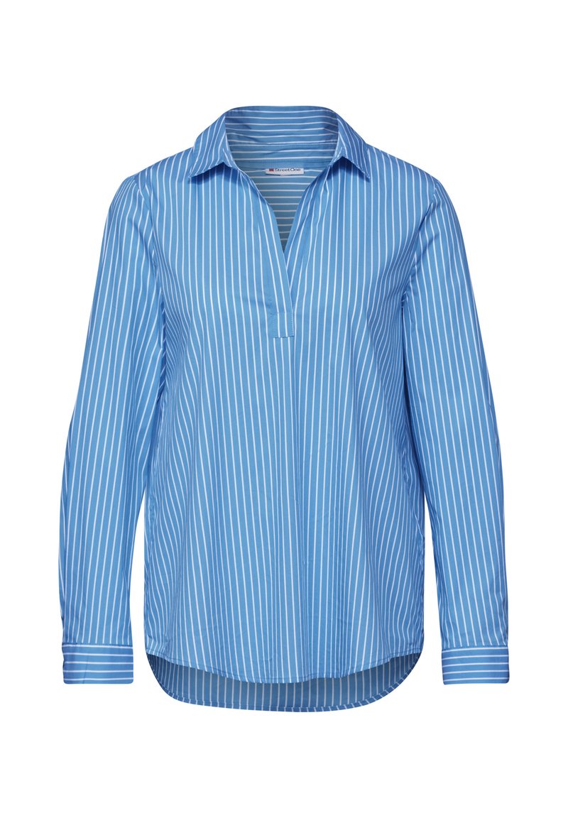Haut Chemisier Rayé Bleu Et Blanc LA MODE EST A VOUS - Taille 36 - Occasion TBE