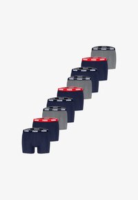 Selected, grey/navy/red combo