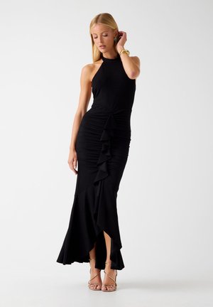 Guess RÜSCHEN - Jerseyjurk - schwarz