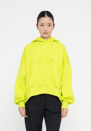 HOODIE - Mikina s kapucňou - neon yellow