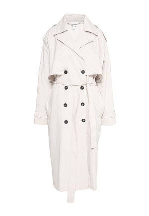 Ulla Popken DOUBLE BREASTED TRENCH COAT - Gabardina - white