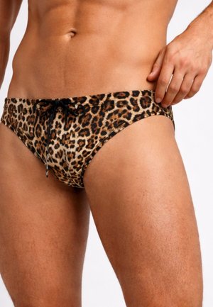 LEOPARD - Costume da bagno a slip - multicolor