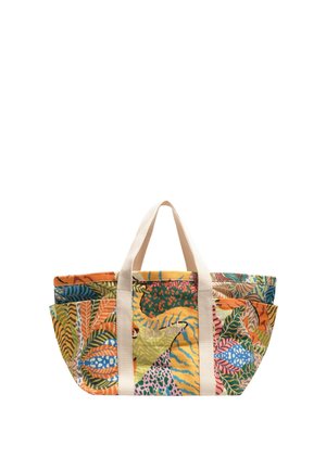 BIMBA Y LOLA, BIMBA Y LOLA BOLSO DE PLAYA MAXI ALGODÓN WILD - Bolso de mano - wild