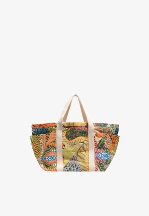 BIMBA Y LOLA, BIMBA Y LOLA BOLSO DE PLAYA MAXI ALGODÓN WILD - Bolso de mano - wild