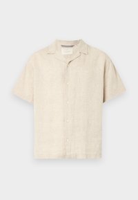 Jack & Jones JPRCCLAWRENCE LINEN SHIRT - Overhemd - black onyx/zwart Jack & Jones JPRCCLAWRENCE LINEN SHIRT - Overhemd - black onyx/zwart