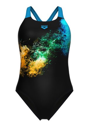 VIBRANT - Costume da bagno - black-multi-turquoise