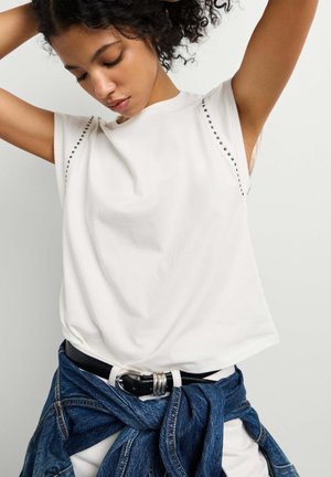 Pepe Jeans, PEPE JEANS BASIC T-SHIRT BRITANY - T-shirt imprimé - mousse white