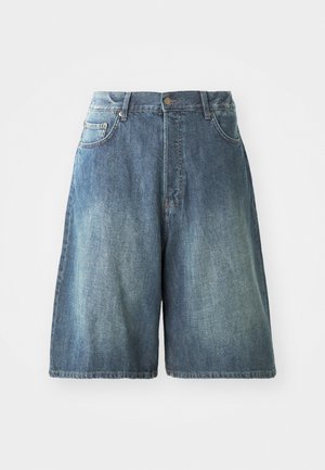Weekday ASTRO LOOSE BAGGY - Lühikesed teksad - lake blue