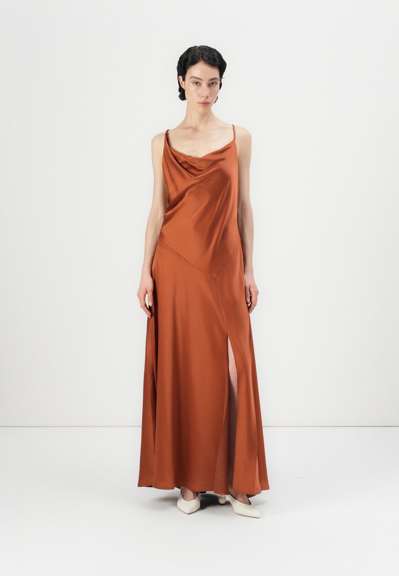 Polo Ralph Lauren Maxi-jurk bruin Polo Ralph Lauren Maxi-jurk bruin