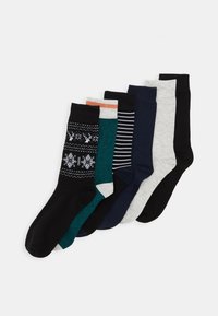 Jack & Jones JACCHRISTMAS SOCK CALENDAR 24 PACK - Sokken - black