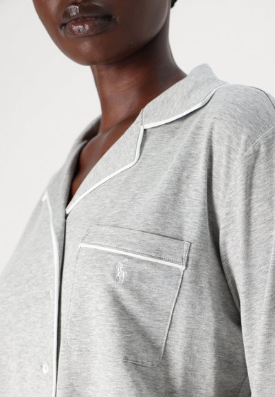Polo Ralph Lauren LONG SLEEVE - Pidžaamakomplekt - heather grey