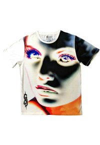 Paradiso Clothing SLIPKNOT ADDERALL FACE INVERTED SUBLIMATION DYE  - Print T-shirt - white