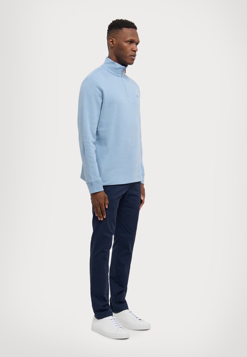 Polo Ralph Lauren ESTATE RIB QUARTER ZIP PULLOVER - Pullover - vessel blue