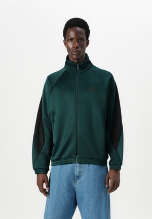 STADIUM - Sweat zippé - aurora ivy   preloved teal mel.   black