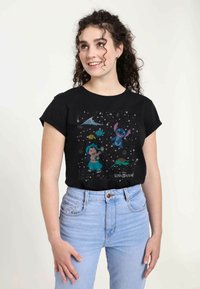 Disney LILO & STITCH CONSTELATION LILO STITCH - Camiseta estampada - black