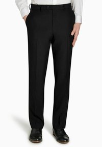 Next - Suit Trousers Skinny Fit - Pantaloni eleganti - black Immagine in miniatura 1