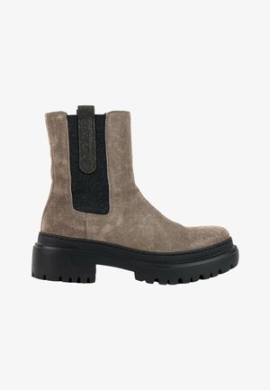 Brunello Cucinelli, ANKLE BOOTS GREY - Bottines à plateau - grey