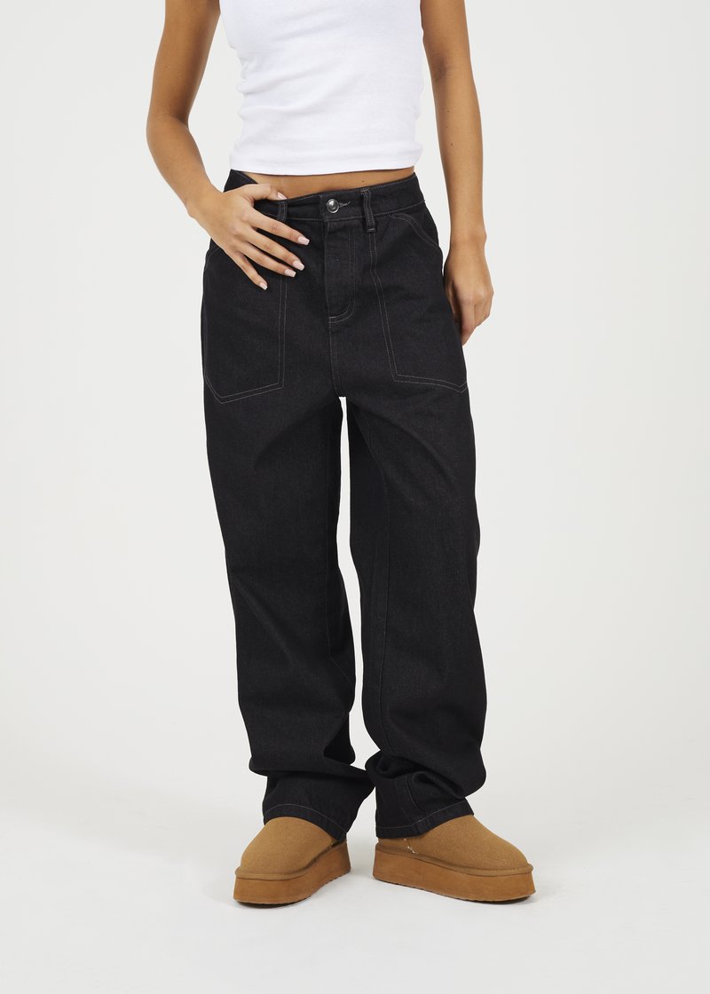 LEGACY STUDIOS - UNISEX - Loose fit teksad - black washed, Suurenda