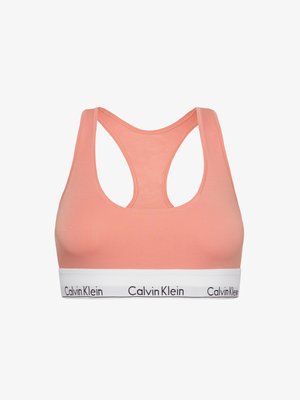 Calvin Klein Underwear, UNLINED BRALETTE ICON COTTON MODAL - Bustier - coral almond