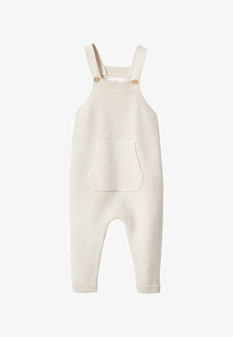 Mango Kids YORK - Hängselbyxor - beige