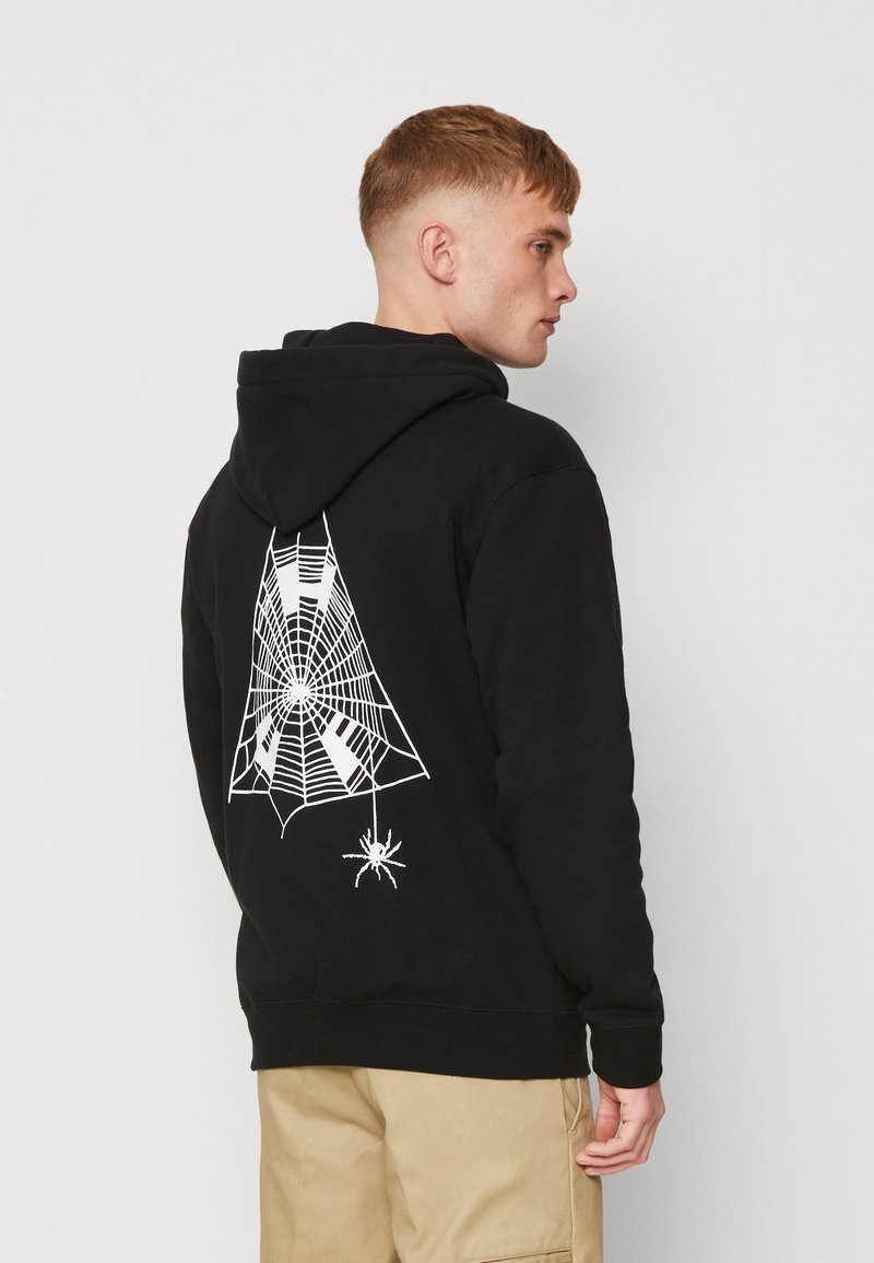 HUF TANGLED WEBS HOODIE - Sportinis megztinis - black