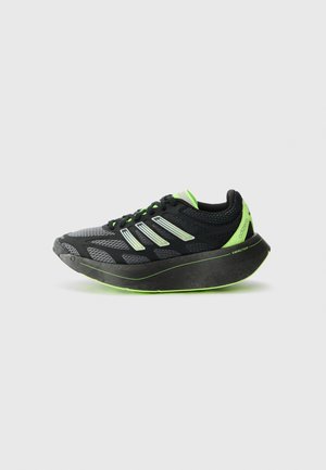 ADIZERO ARUKU UNISEX - Sneaker low - core black/grey four/signal green