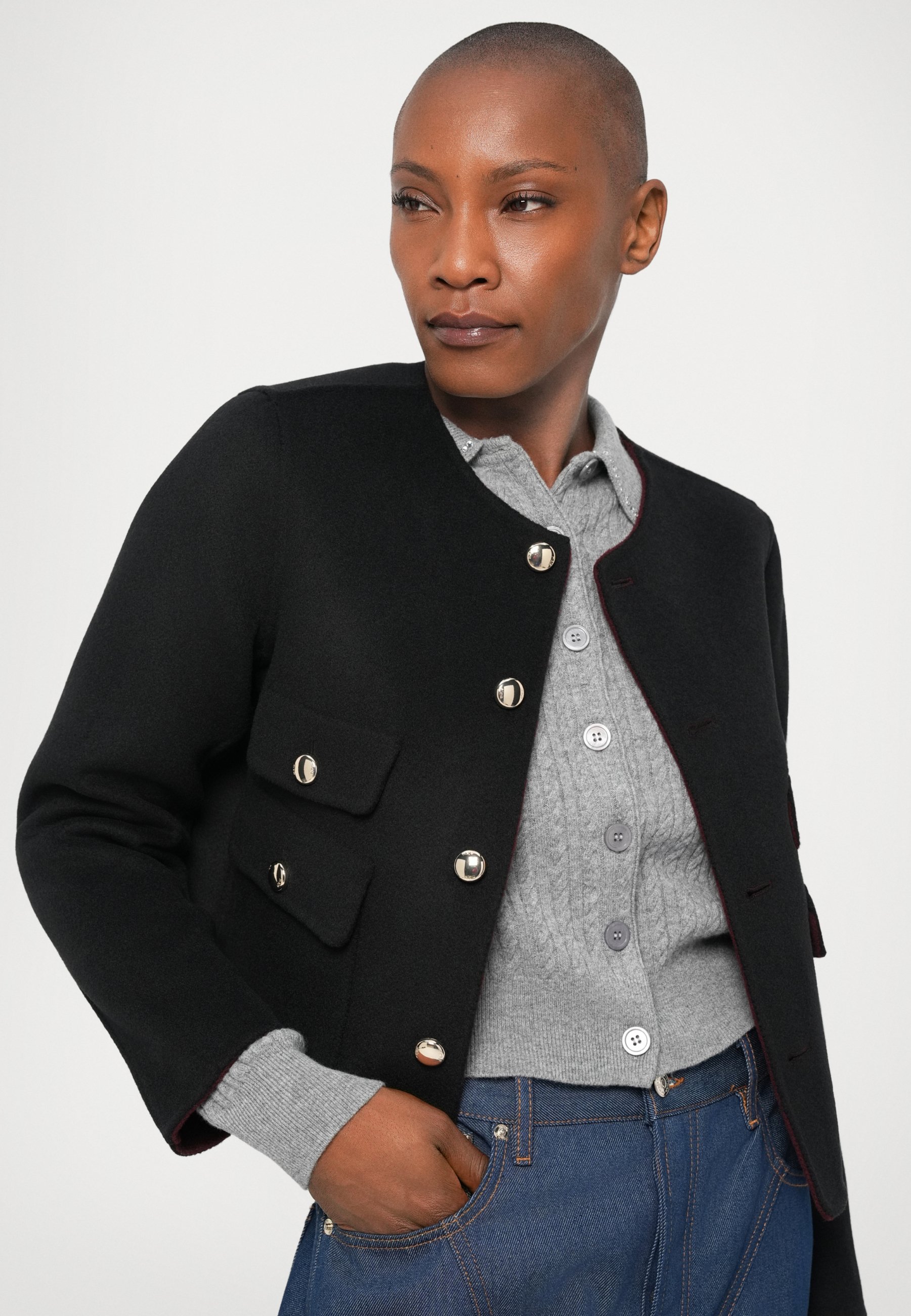 Maje VALENTINE - Summer jacket - bordeaux - Zalando.ie