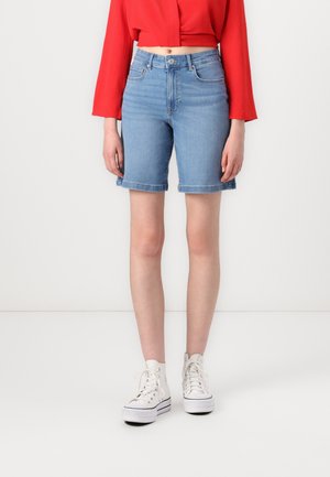 Jeansshorts - light-blue denim