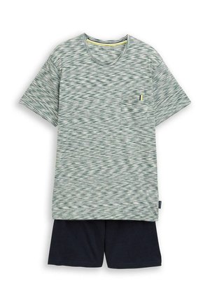 TOM TAILOR, TOM TAILOR UNTERWÄSCHE PYJAMA-MIT MUSTER SET  - Pyjamabroek - green medium multi