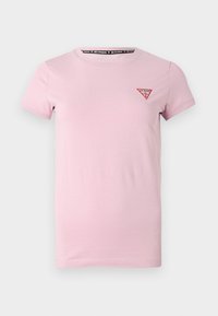 MINI TRIANGLE TEE - Navadna majica - lilac cream