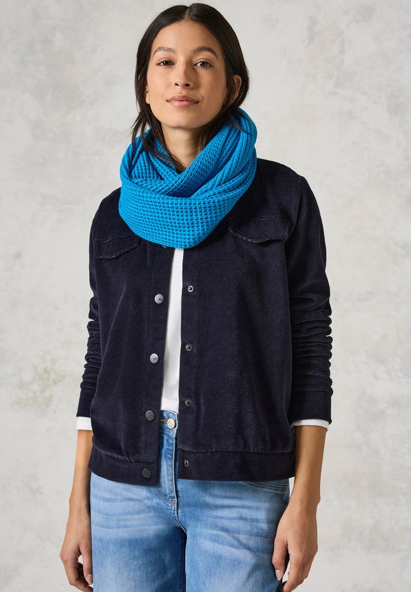 LOOP-MIT STRUKTUR - Schlauchschal - blau