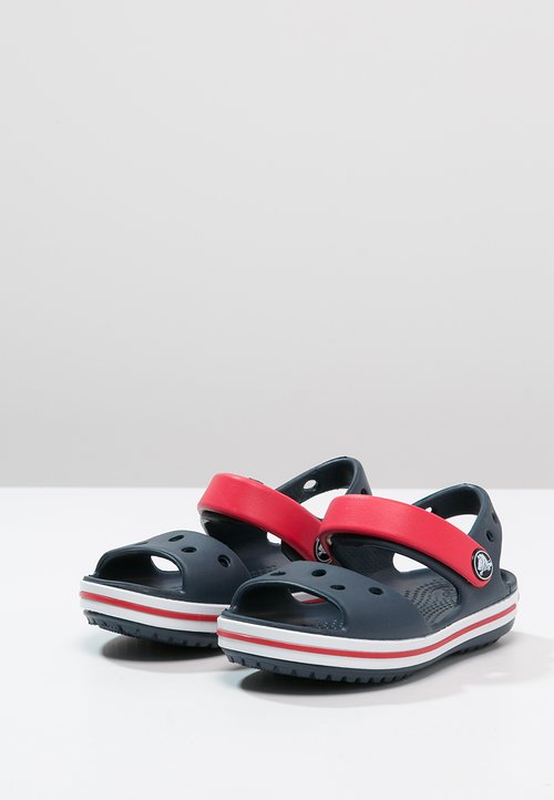 Crocs CROCBAND SANDAL KIDS - Pool slides - navy/red — foto 3