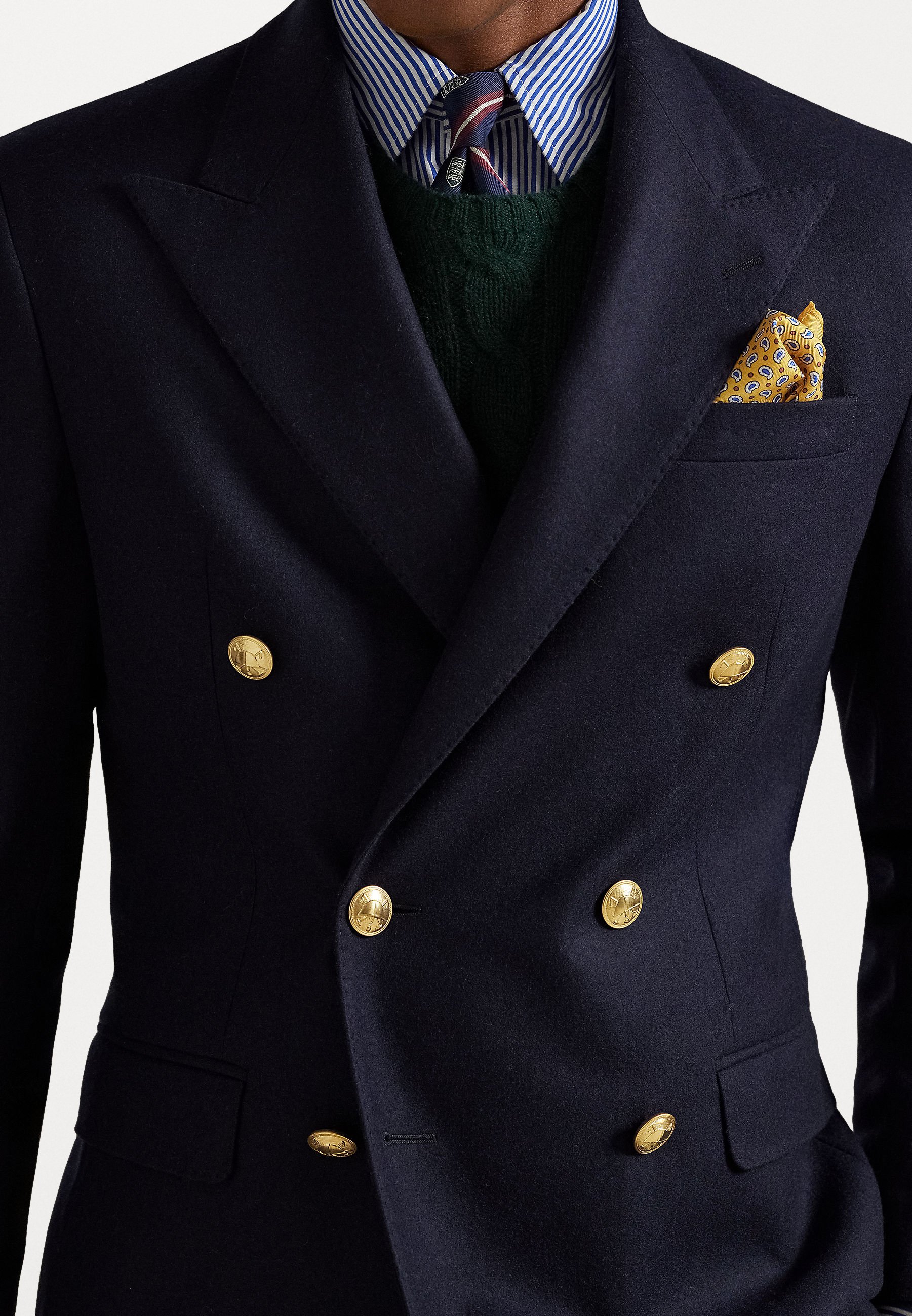 ジャケット・アウター POLO Ralph Lauren double breasted jacket Polo Ralph Lauren DOUBLE BREASTED SPORTCOAT - Blazer jacket - navy