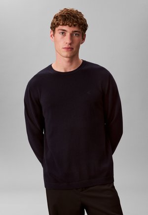 Calvin Klein, CREW - Strickpullover - dark sapphire
