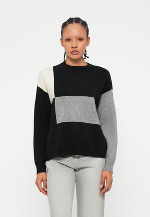 OBJRAY PULLOVER - Pullover - black