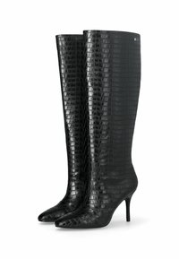 LIU JO CROCODILE-PRINT  - Laarzen met hoge hak - black