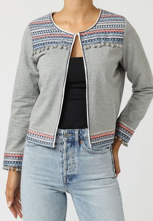 BORDADA - Chaqueta fina - gris