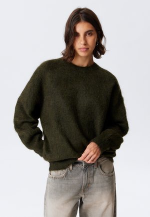Weekday SWEATER - Pullover - dark green