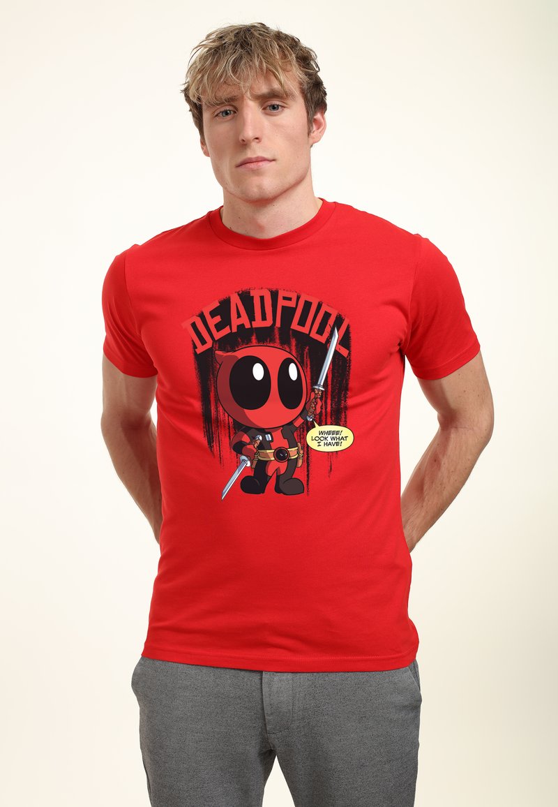 Marvel DEADPOOL LIL OL POOL - T-shirt z nadrukiem