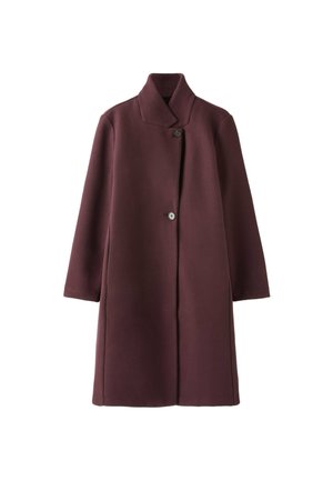 Stradivarius, STRAIGHT SOFT-TOUCH COAT - Cappotto classico - purple