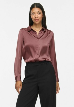 VILA, SHIRT VISOFIE LONG SLEEVED - Chemisier - rose brown